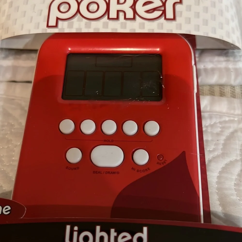 Radica poker lighted game,‎ new in package